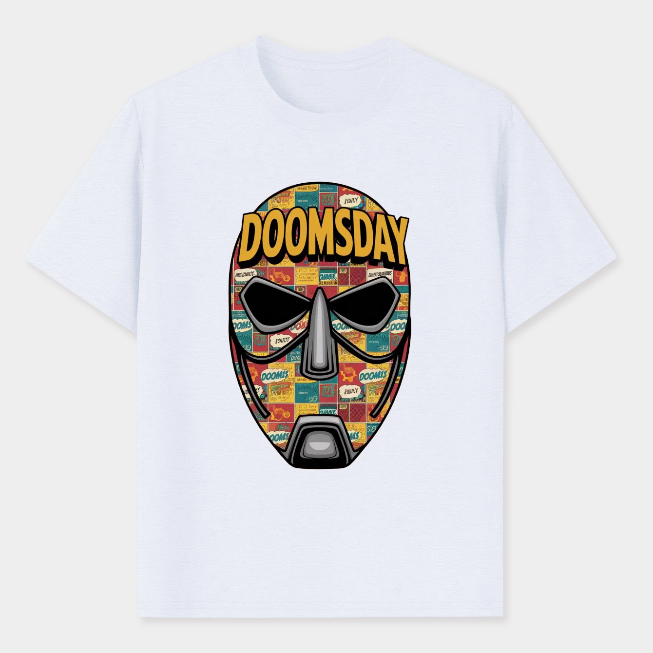 mf-doom comic mask design Men's Performance Athletic T-Shirt