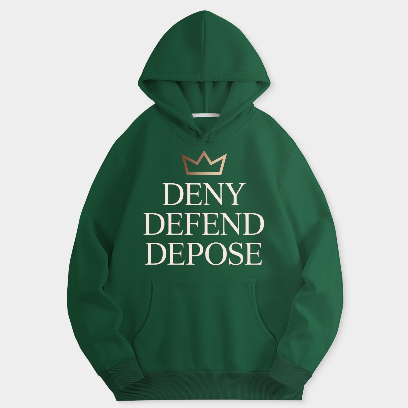 Deny Defend Depose – Bold Statement for Legal and Political Enthusiasts