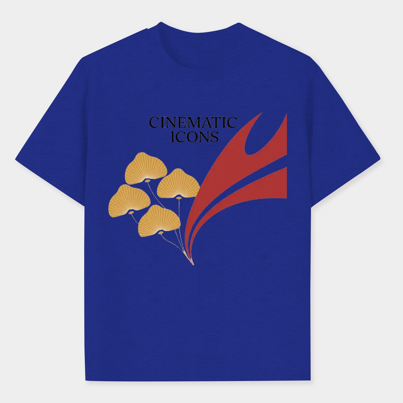 Cinematic Icons: Golden Gingko Hero Men's Performance Athletic T-Shirt