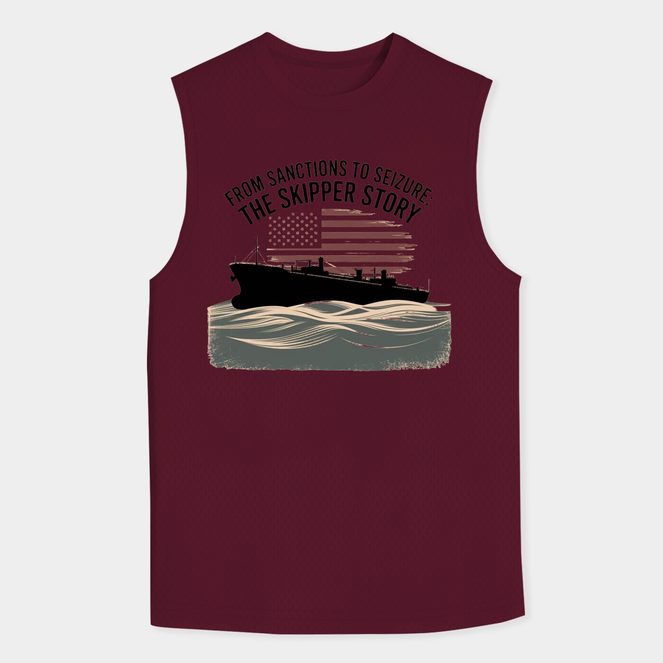 Sanctions to Seizure: Oil Tanker Saga Men's Tank Top