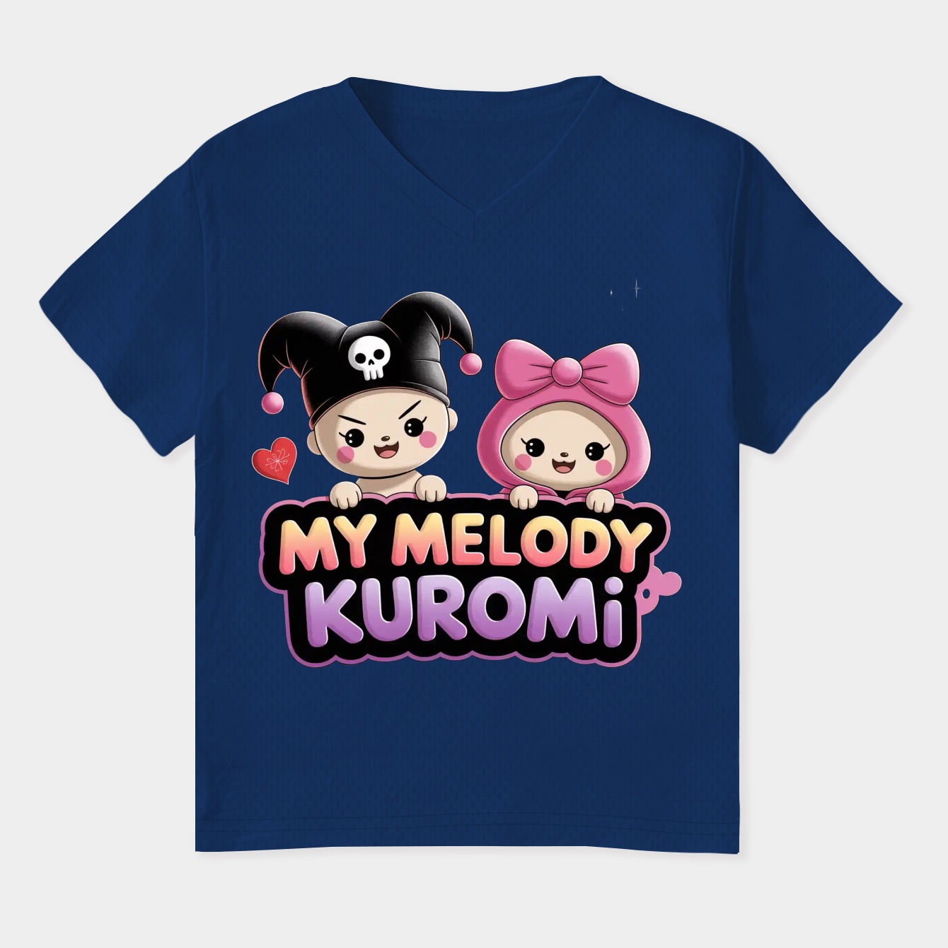 My Melody & Kuromi Duo Pastel Pink Girls