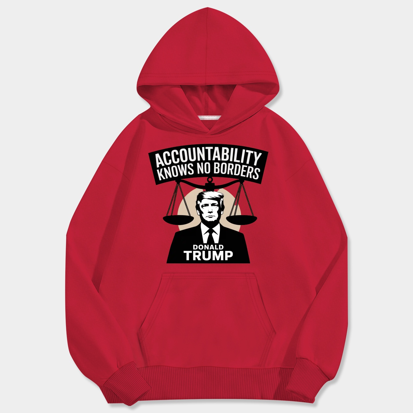 Accountability Knows No Borders Men's Big & Tall Hoodie