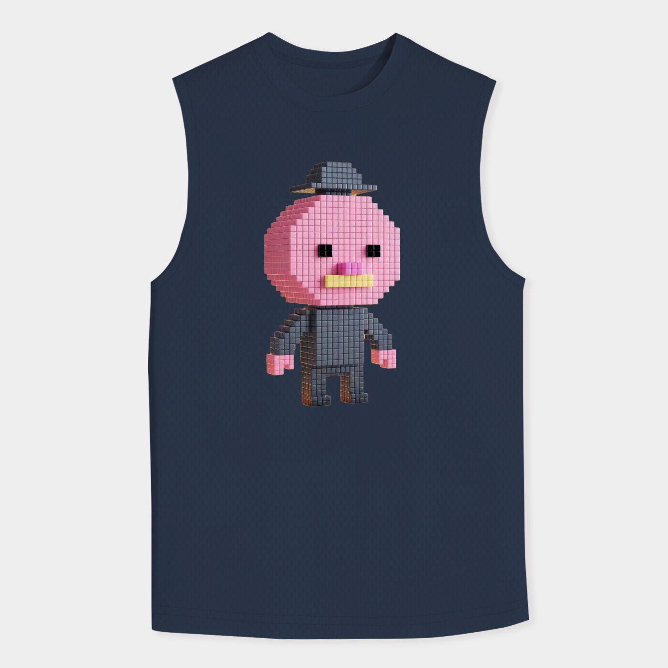 pixel art Regular Show Men's Big & Tall Tank Top
