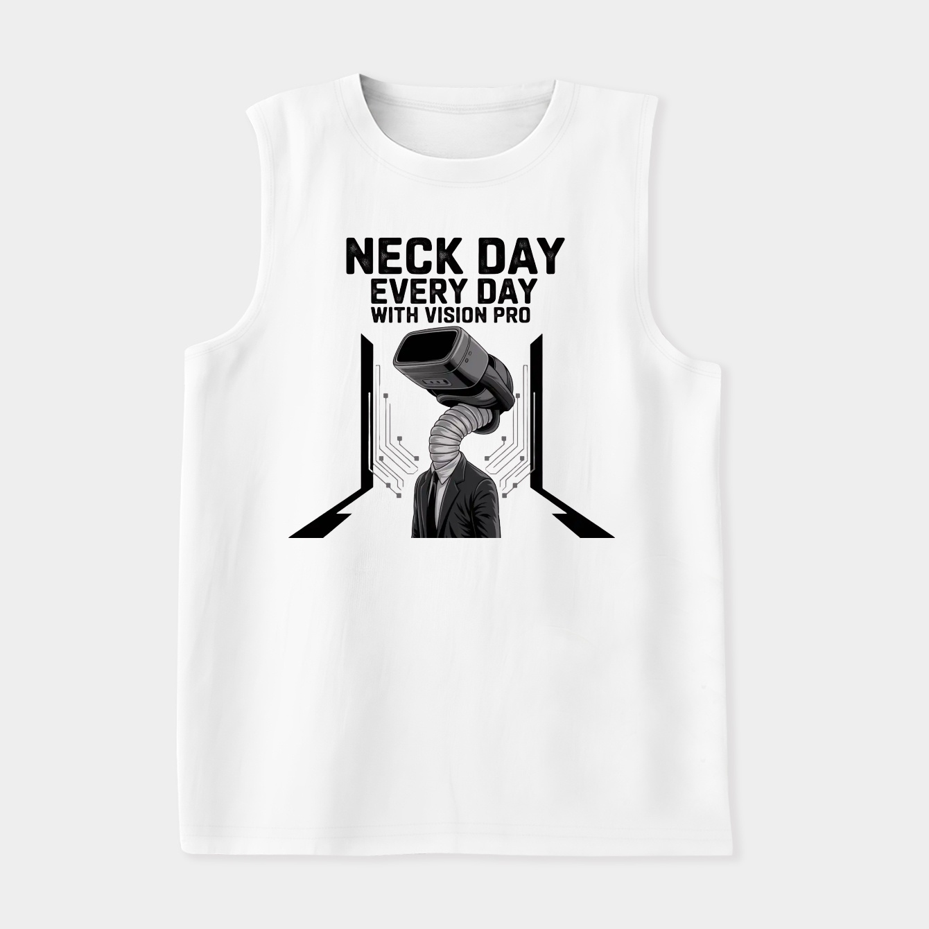 Neck Day Every Day Vision Pro Women's Soft Tank Top