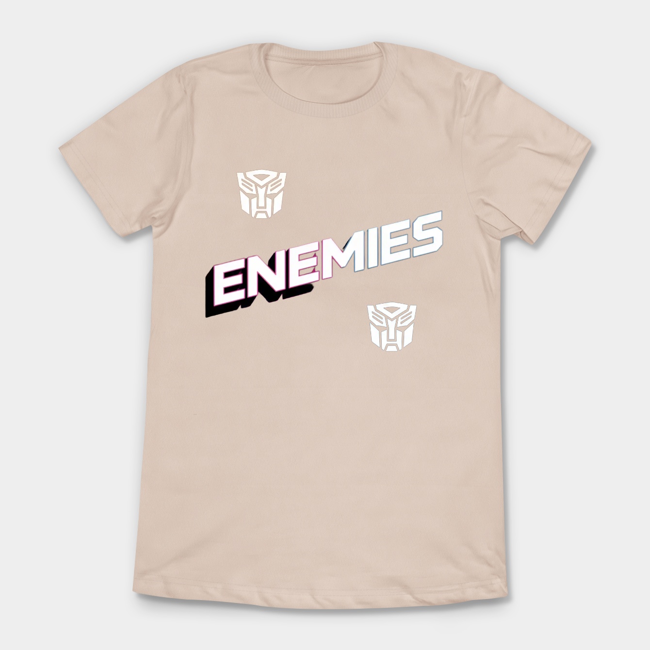 Transformers Enemies Split Women's T-Shirt