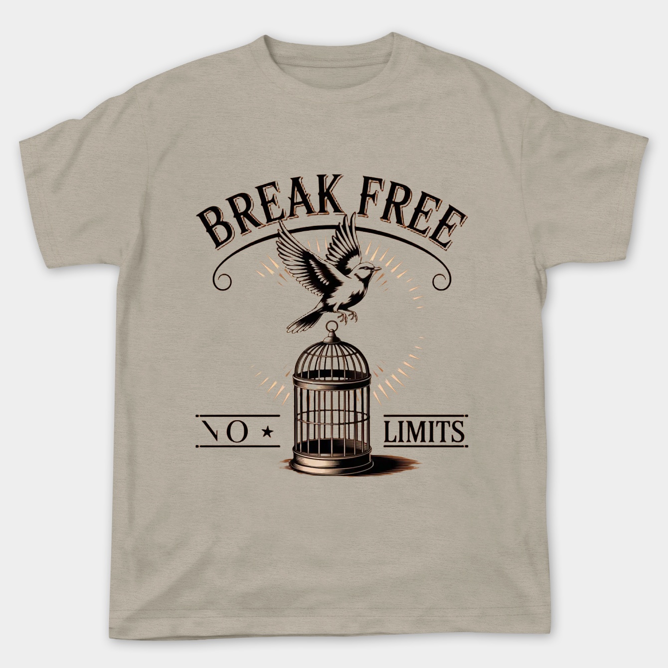 Break Free, No Limits Bird Women's Plus Size T-shirt