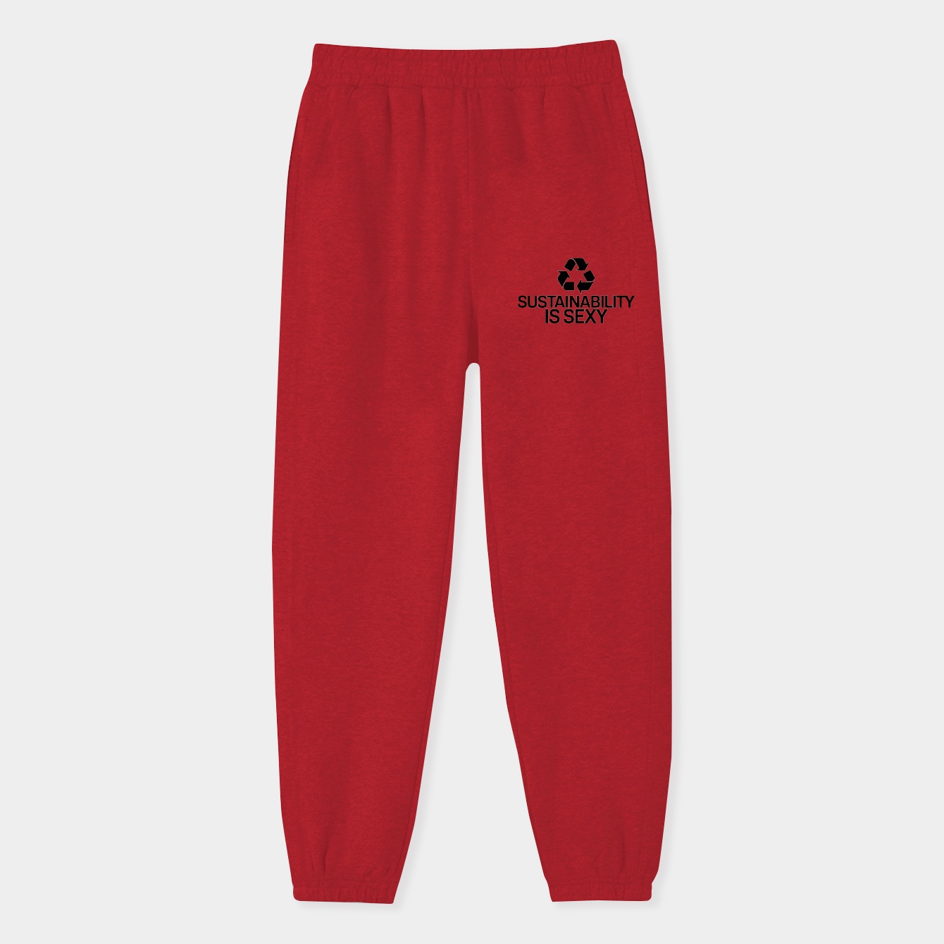 Sustainability Is Sexy Bold Statement Women's Sweatpants