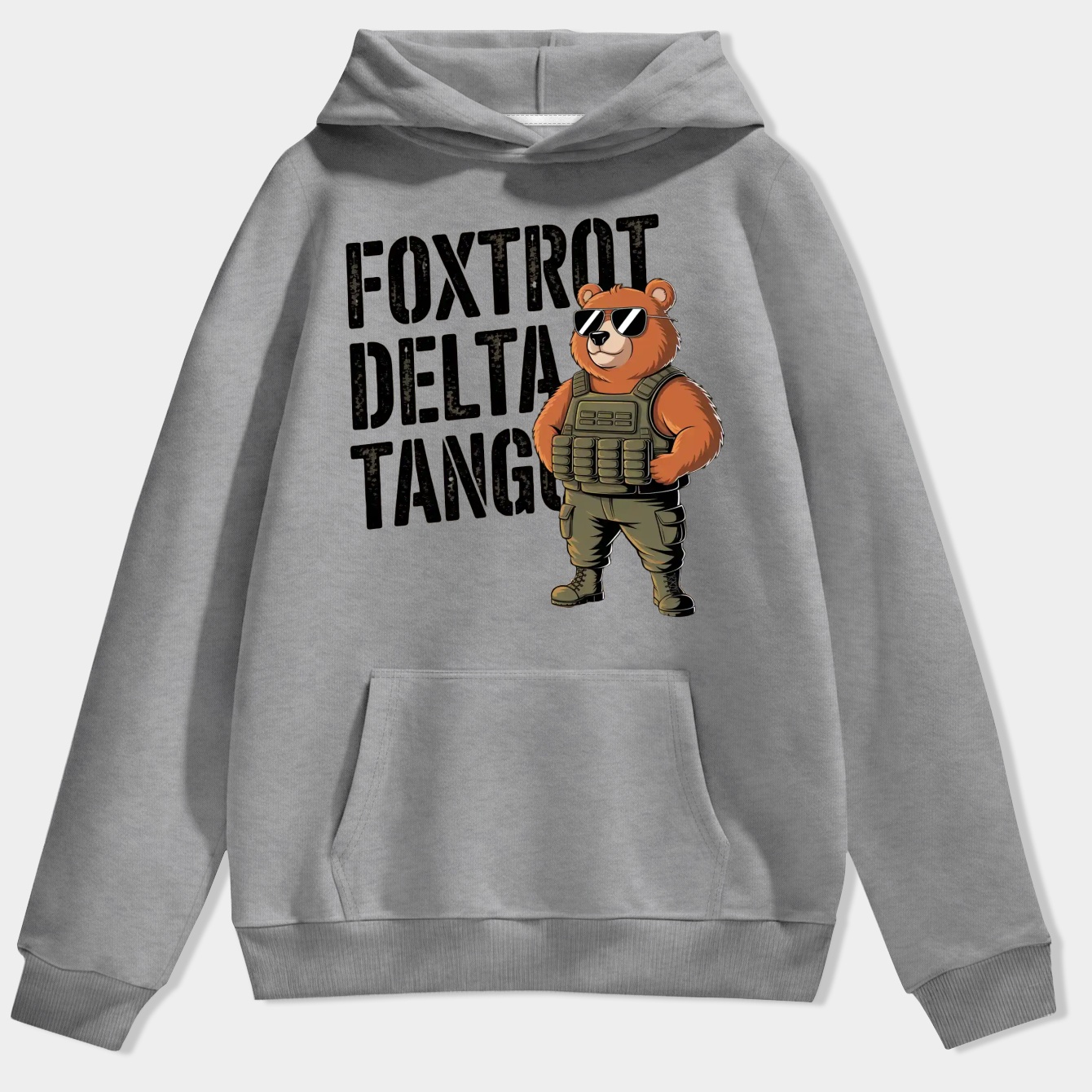 Foxtrot Delta Tango Bear Men's Hoodie
