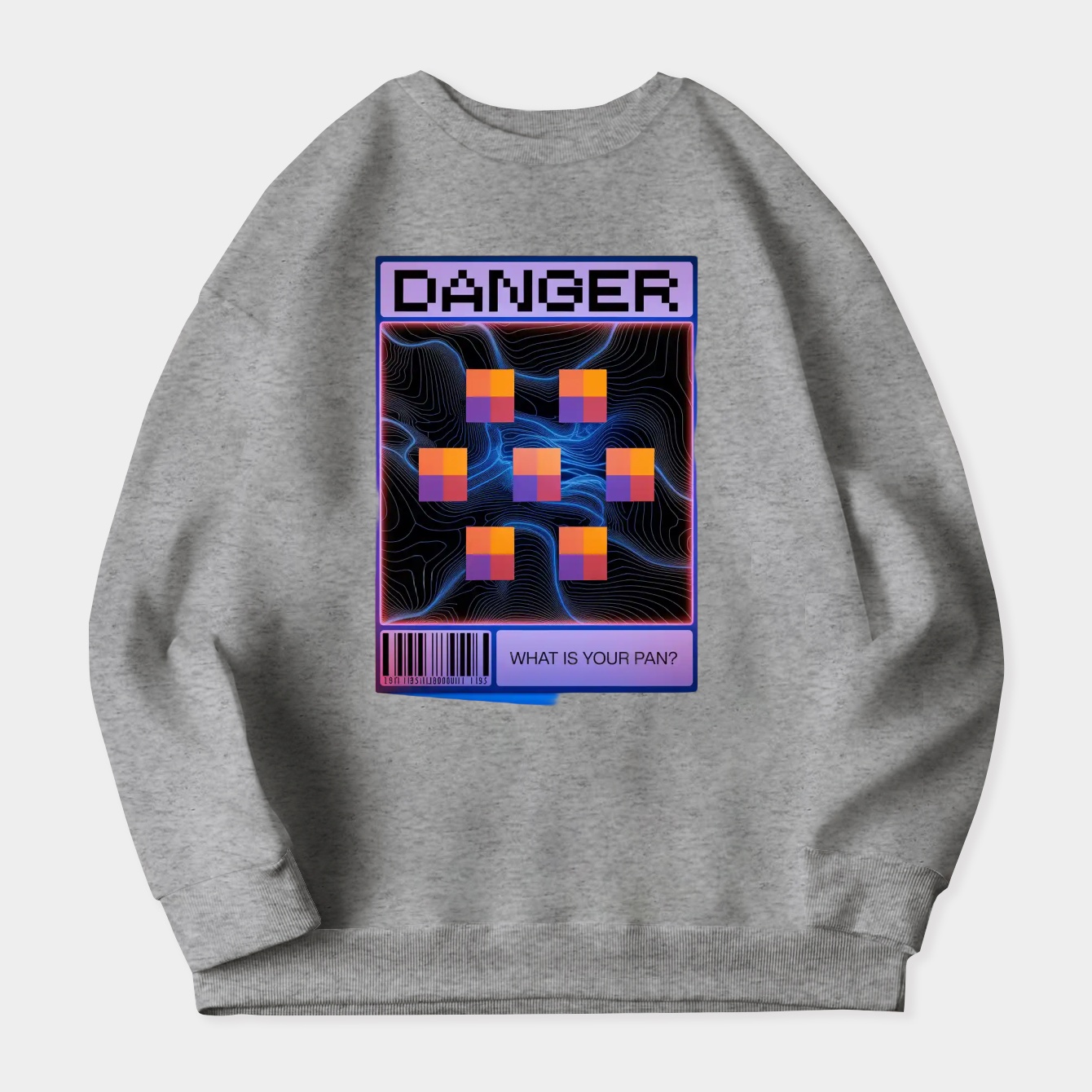 Minecraft Danger Map Design Women's Plus Size Sweatshirt