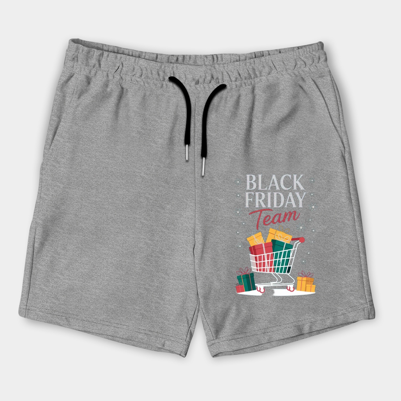 Black Friday Team Daughter Shopping Christmas Matching Family Men's Shorts