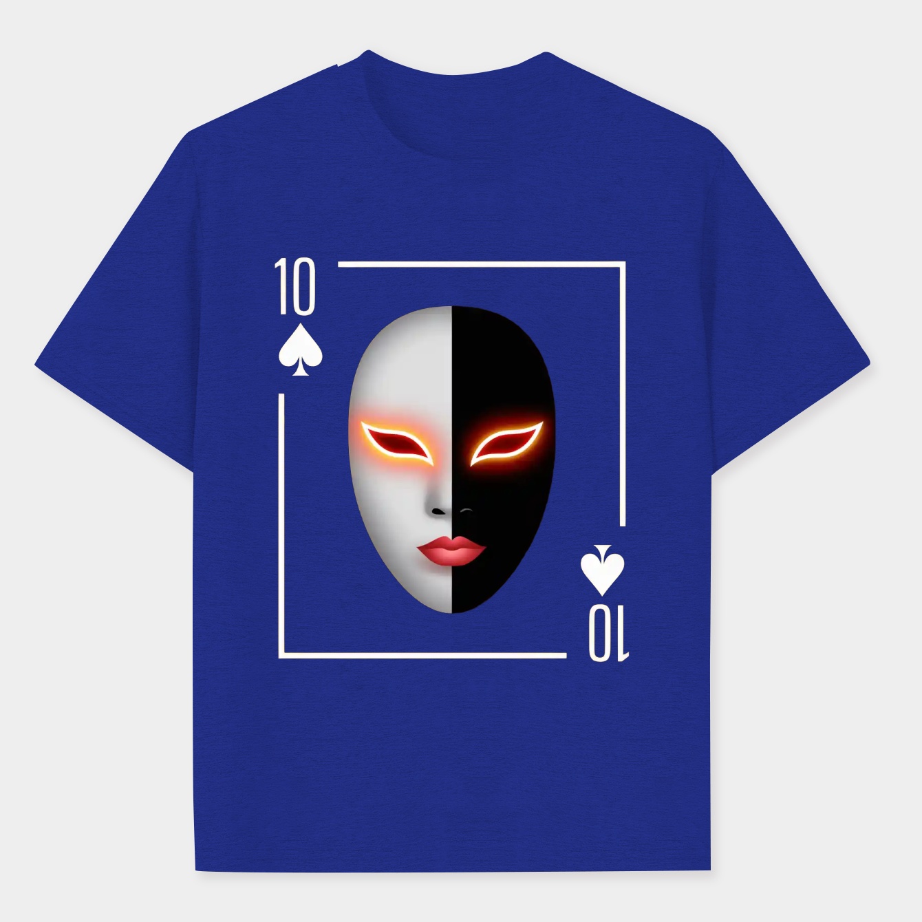 Ten Card Playing Mask