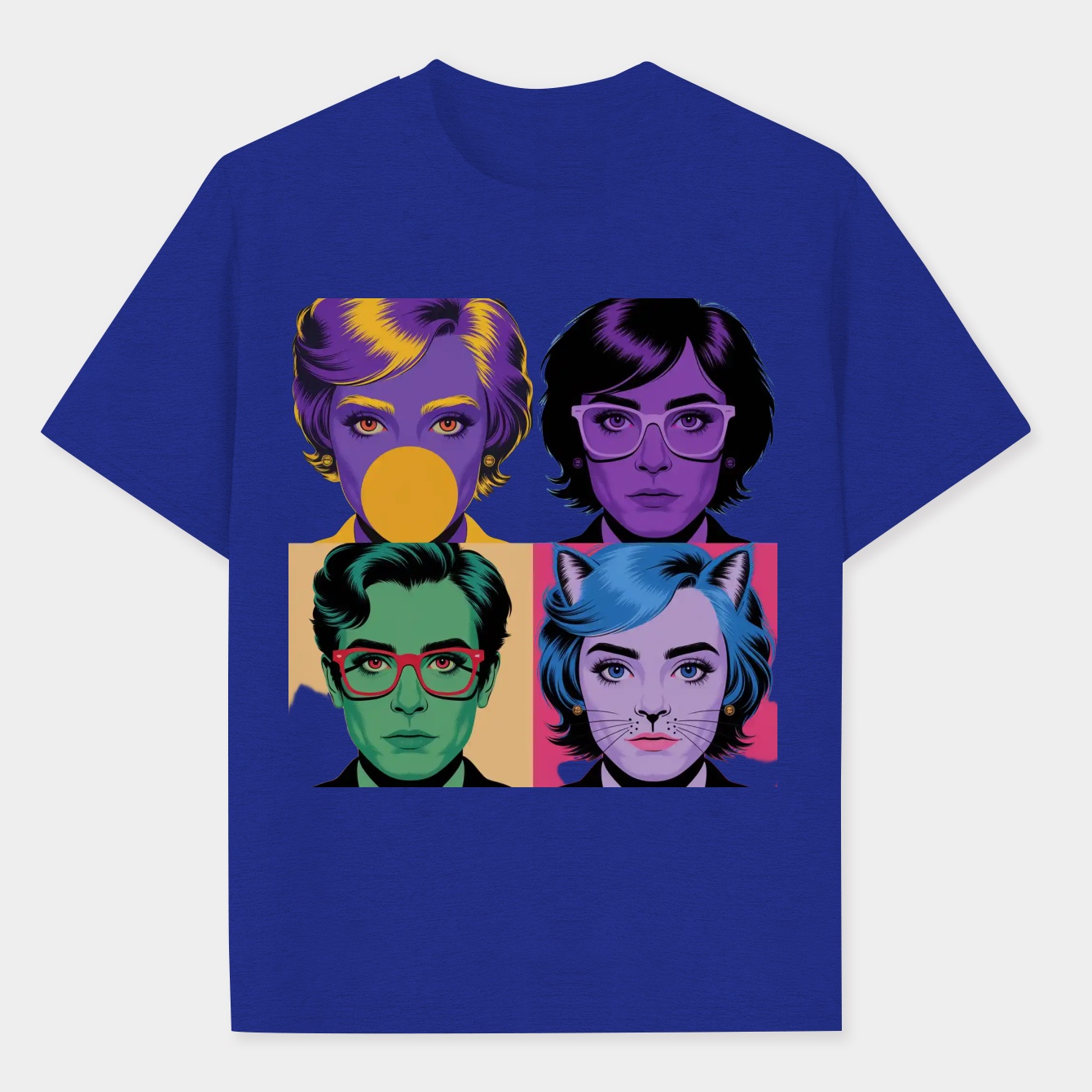 Dandadan Anime Eyes Panel Men's Performance Athletic T-Shirt