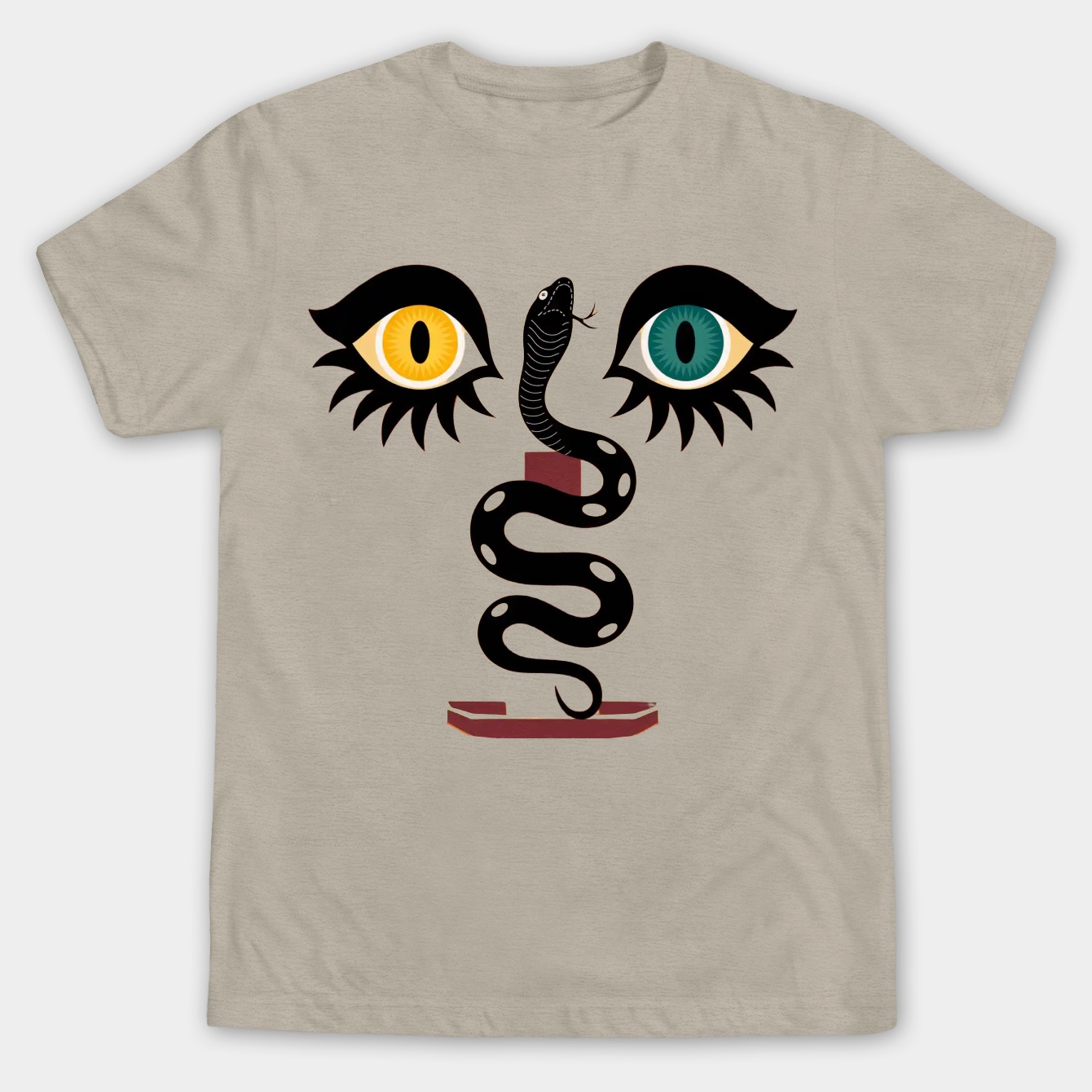 Snake pillar Men's Big & Tall T-shirt