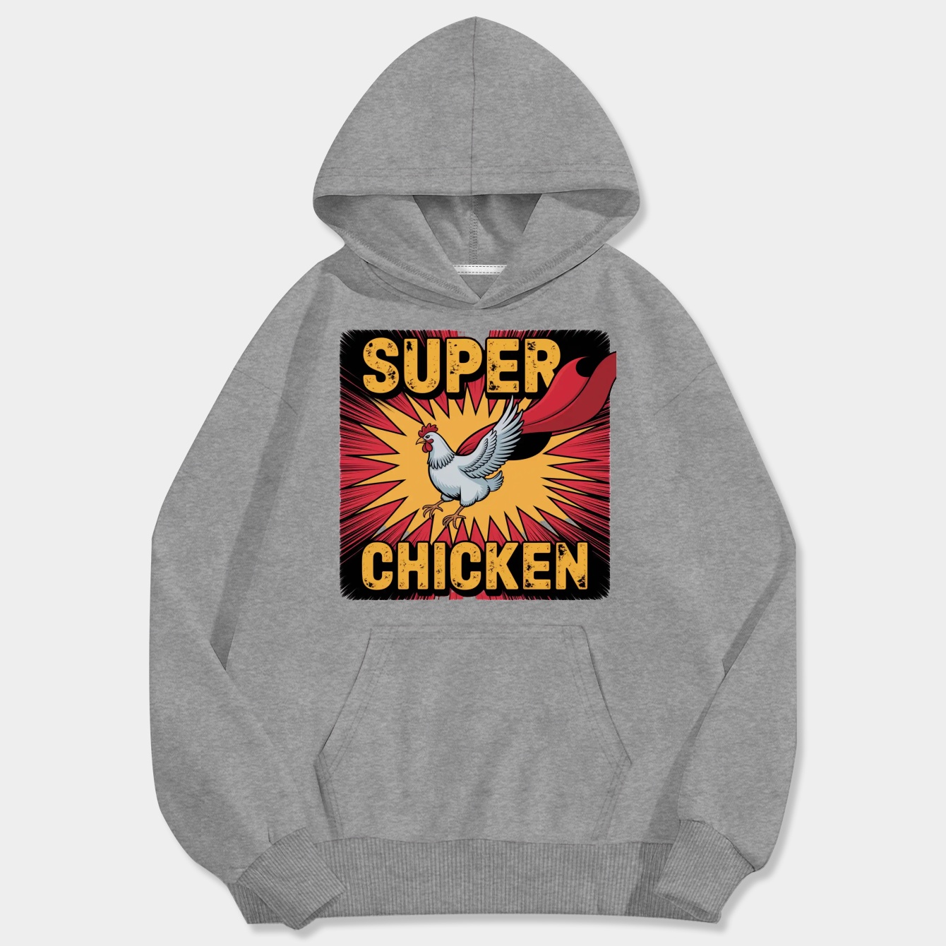 Super Chicken Men's Big & Tall Hoodie