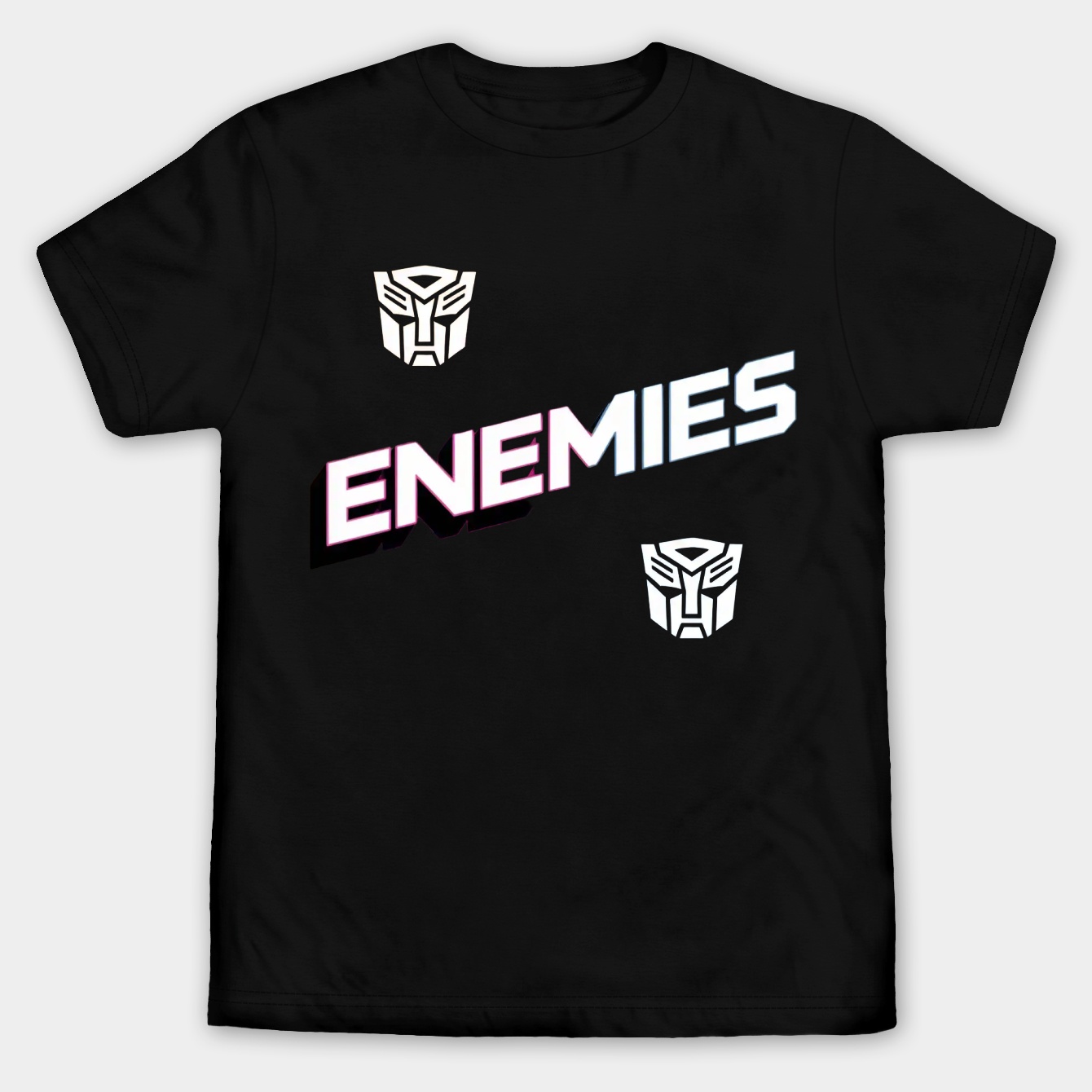 Transformers Enemies Split Men's Big & Tall T-shirt
