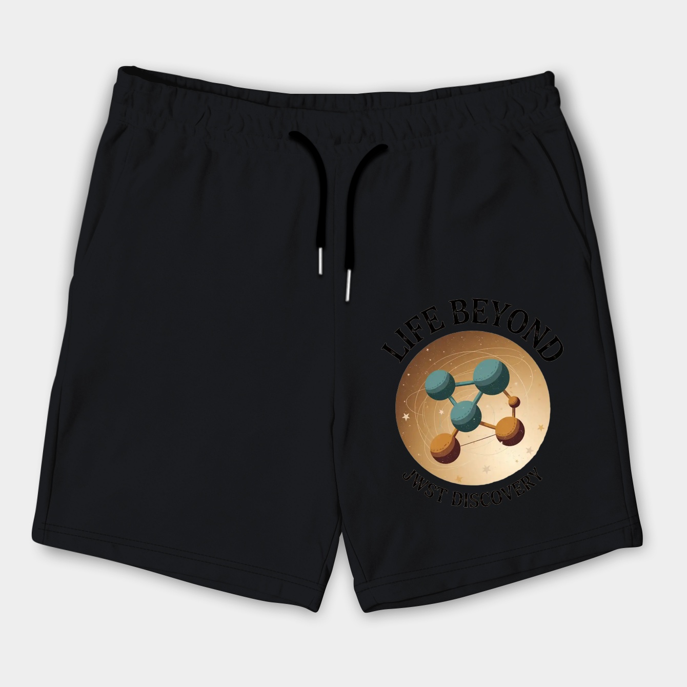 Life Beyond: Retro Science Molecules Men's Shorts