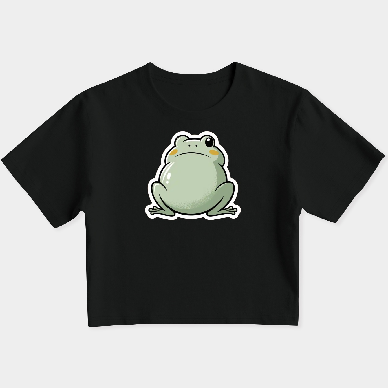 Frog Butt Women's Slim Fit Baby Tee