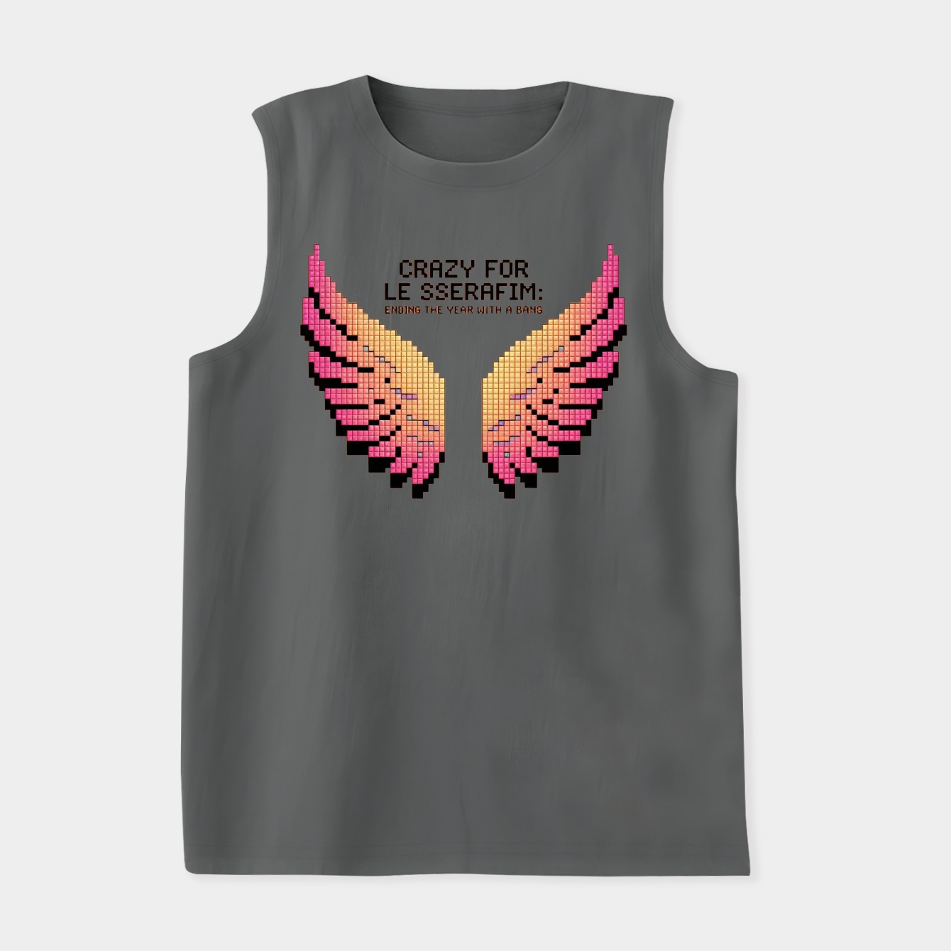 Pixel Wings: Crazy for LE SSERAFIM Women's Soft Tank Top