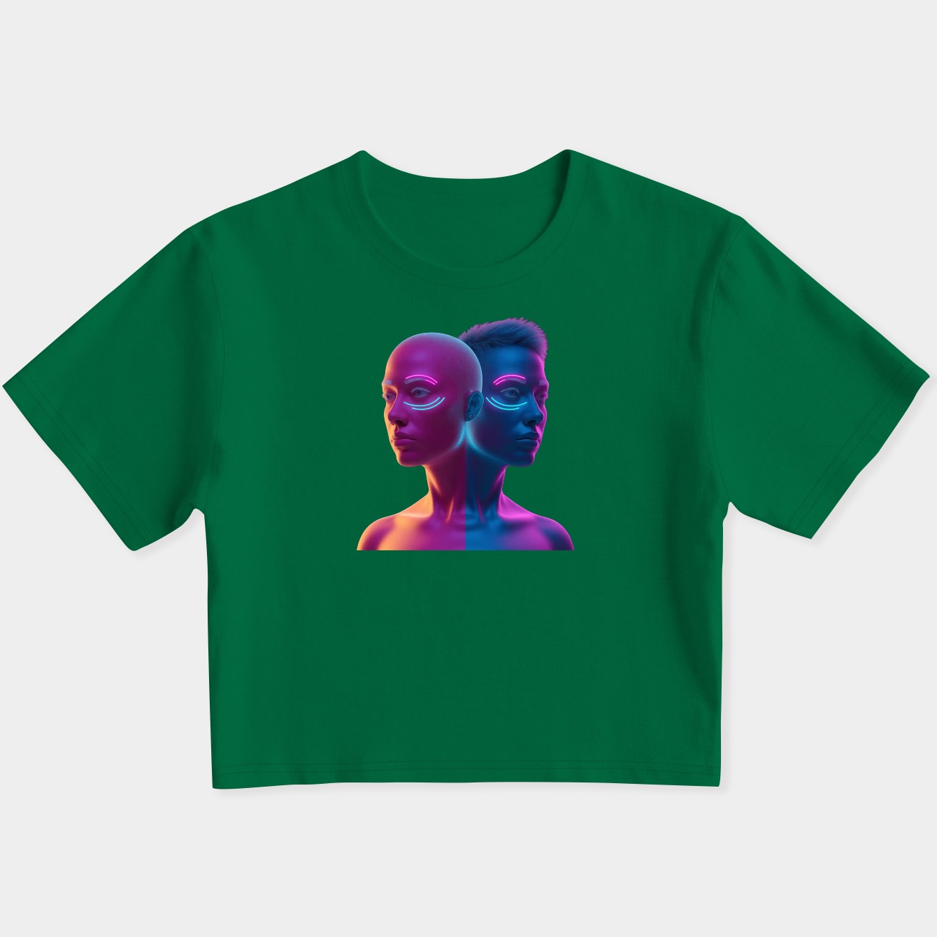 Let's merge Women's Slim Fit Baby Tee