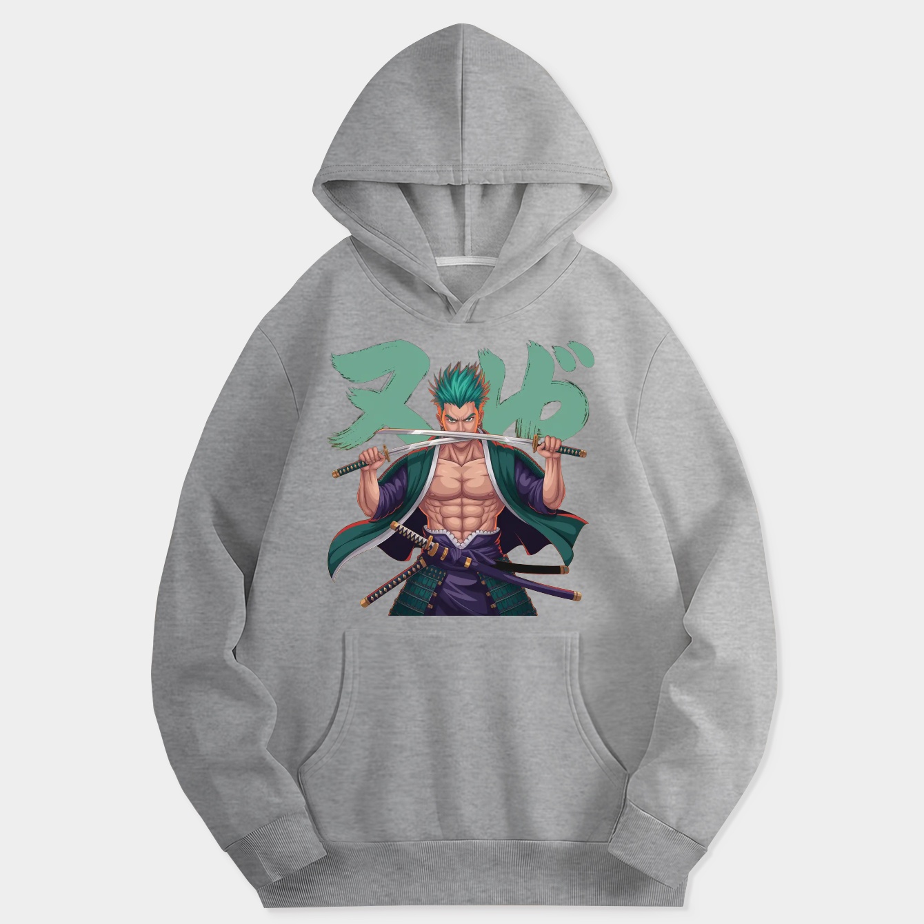 zoro swordsman anime style Women's Hoodie
