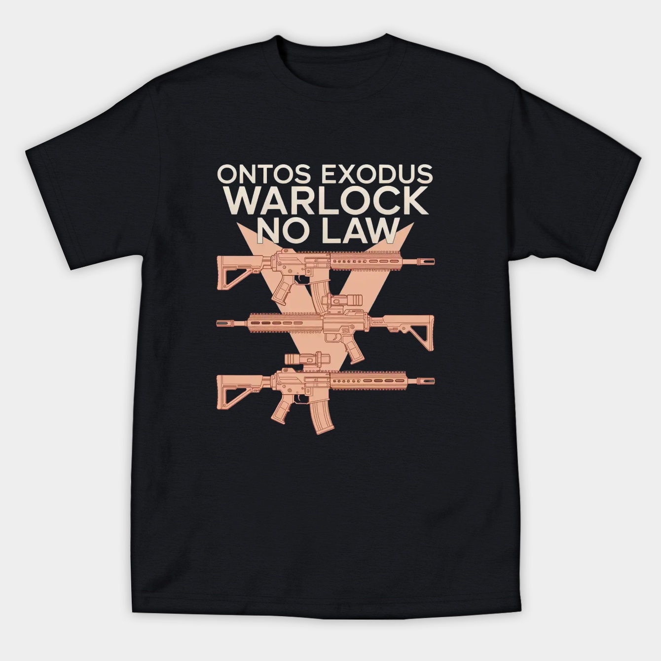 Warlock Exodus Futuristic Arsenal Women's Athletic Performance T-Shirt
