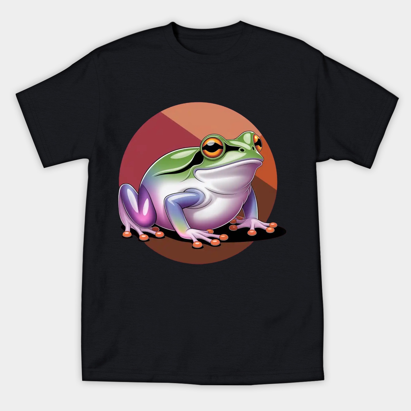 cute frog butt Women's Athletic Performance T-Shirt