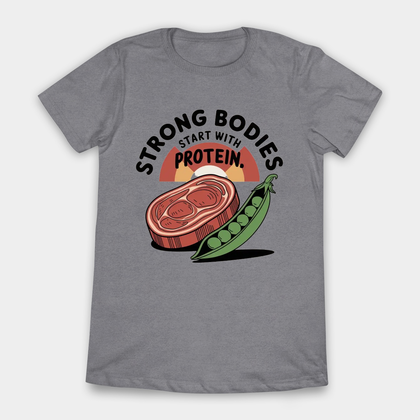 Protein Power: Meat & Plant Duo Women's T-Shirt