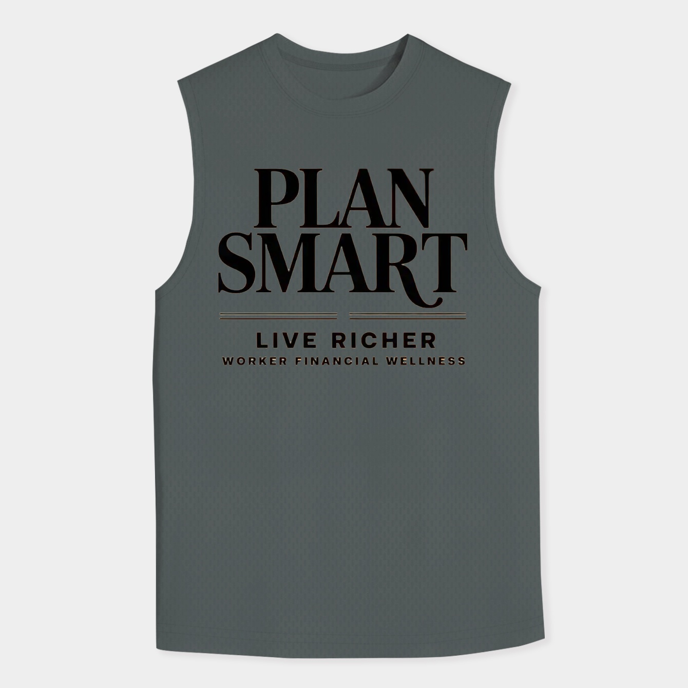 Plan Smart, Live Richer Men's Big & Tall Tank Top