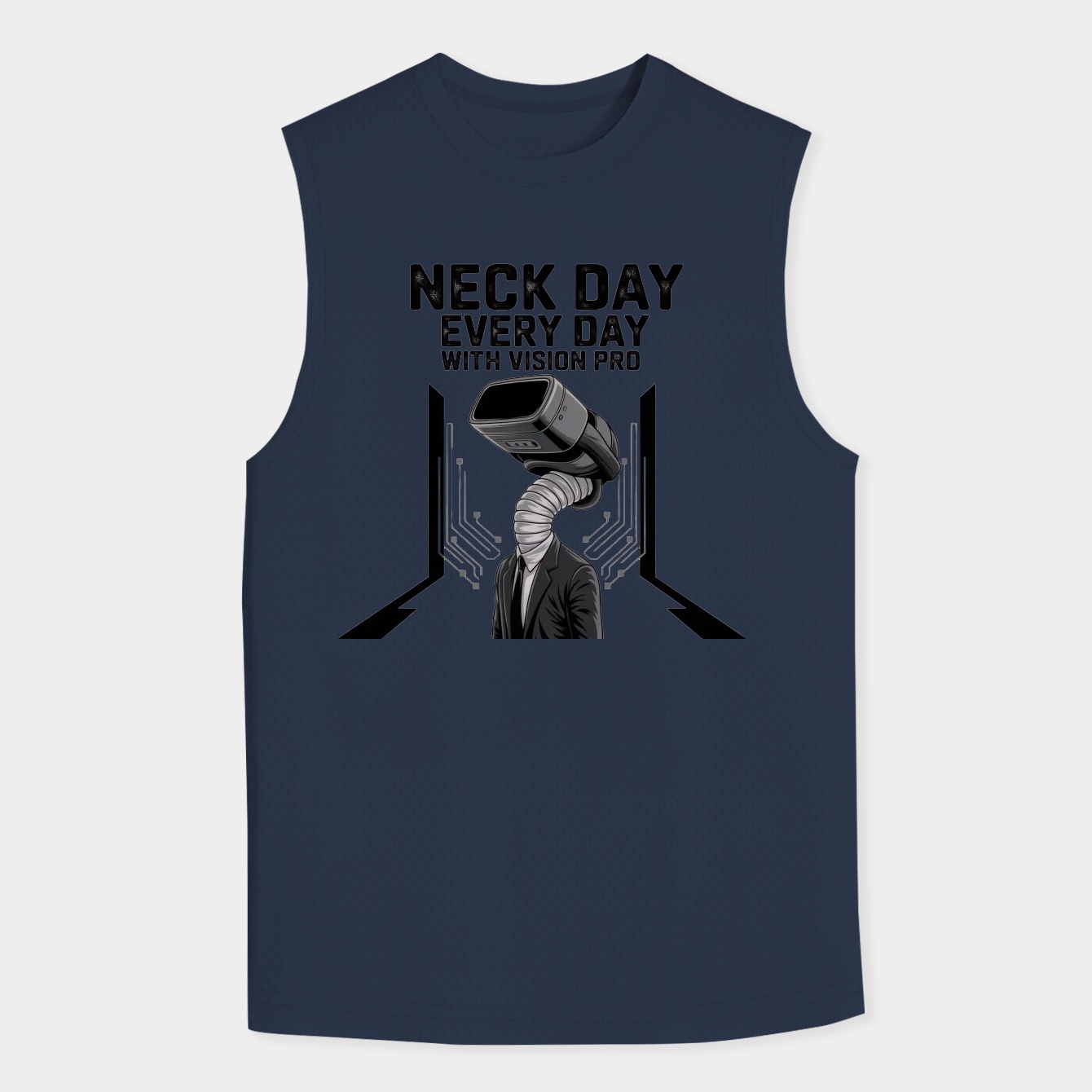 Neck Day Every Day Vision Pro Men's Tank Top