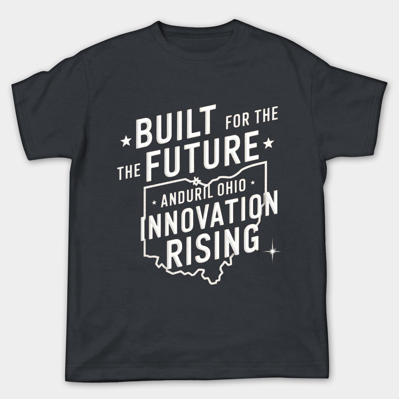 Ohio Innovation Rising Vintage Map