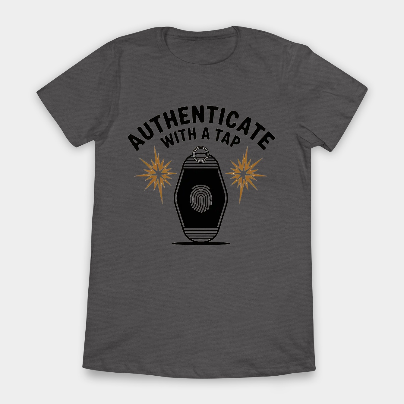 Authenticate With a Tap Retro Key Women's T-Shirt