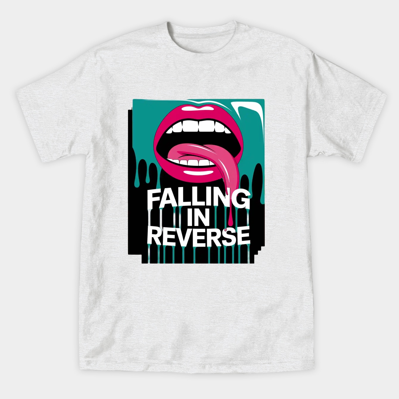 Reverse the Fall A Journey with Falling In Reverse Women's Athletic Performance T-Shirt