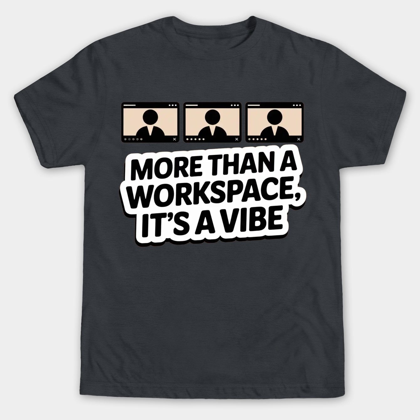 Remote Collaboration Vibes Men's Big & Tall T-shirt
