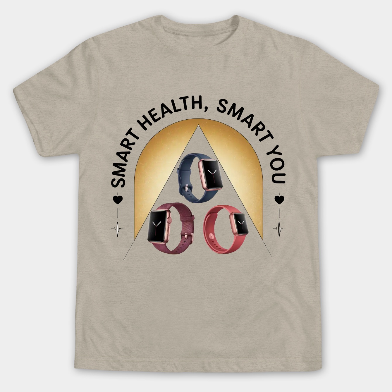 Retro Smart Wearables Wellness Trio Men's Big & Tall T-shirt