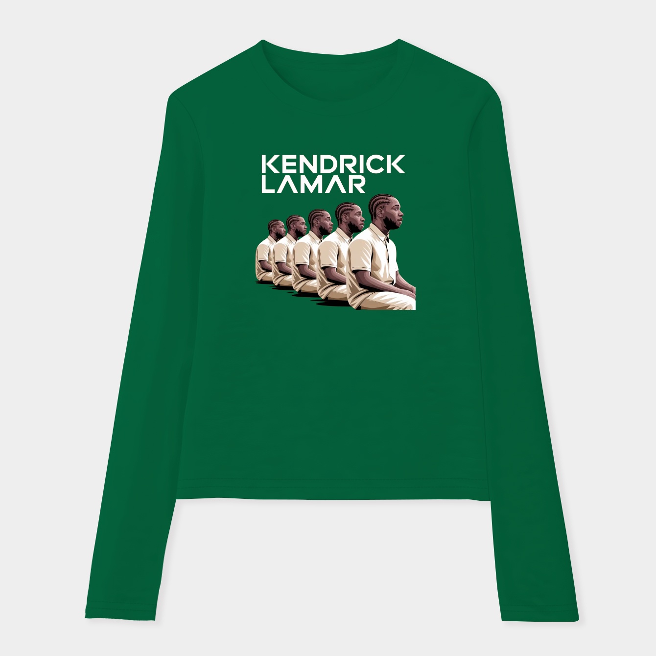 KENDRICK LAMAR // VECTOR ART Women's Soft Long Sleeve T-Shirt