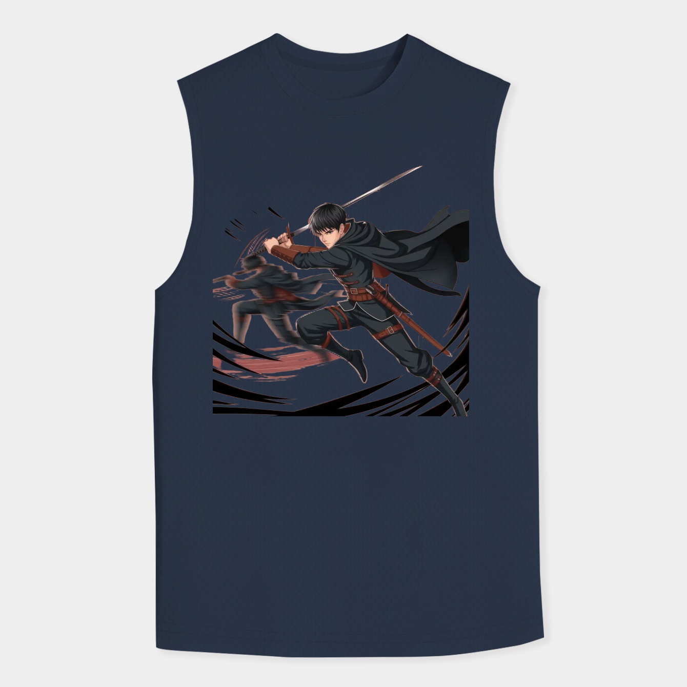 Levi-Ackerman Action Scene Men's Tank Top