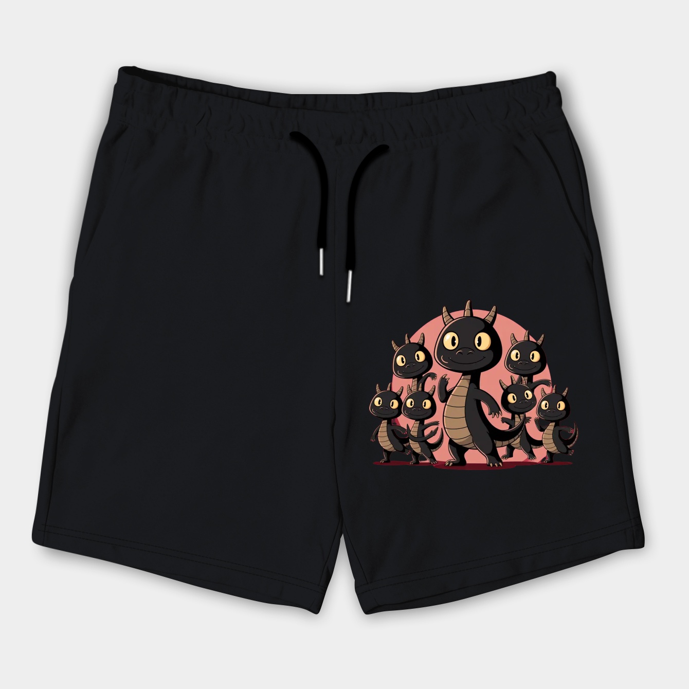 toothless cartoon animation dancing meme group Men's Shorts