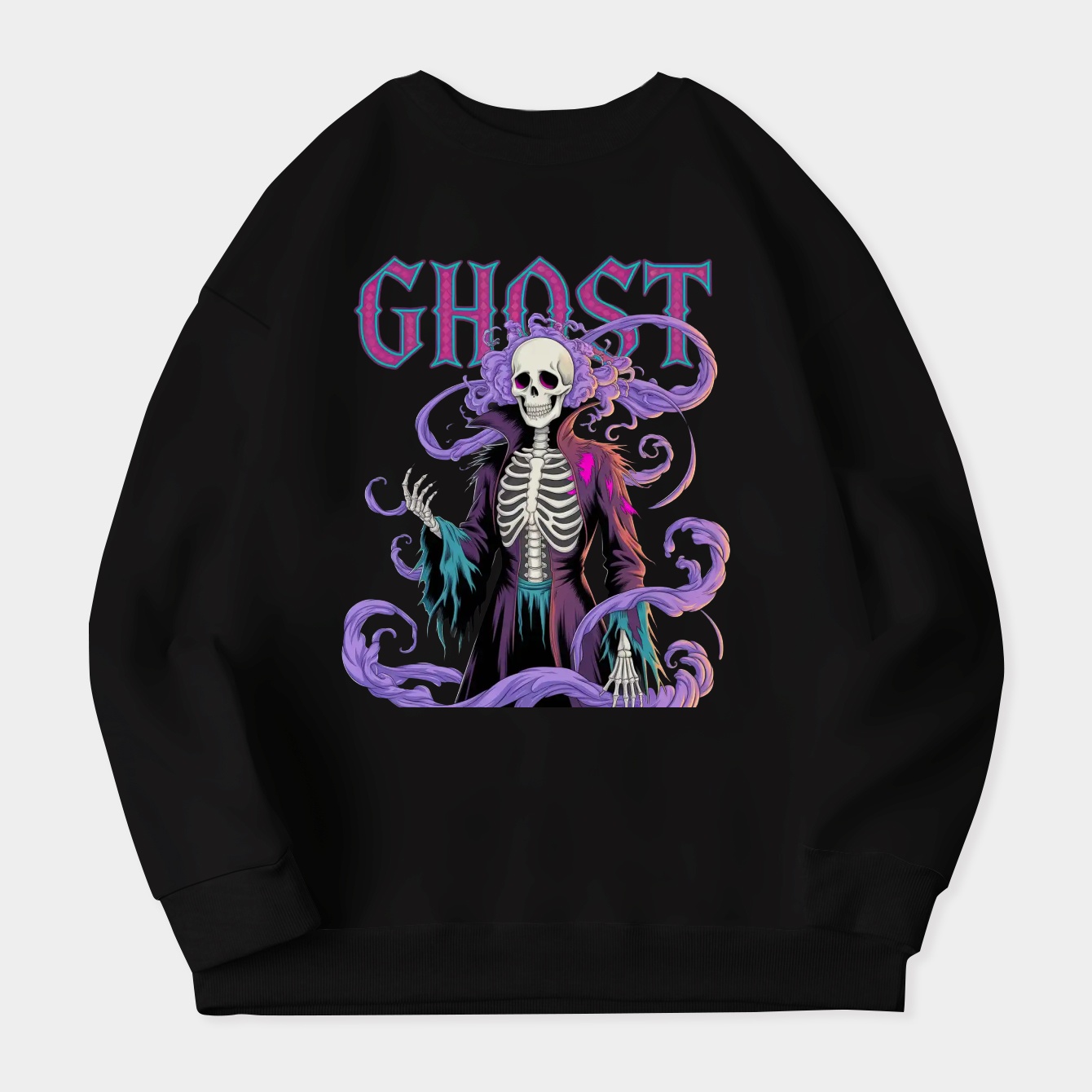 Ghost Purple Smoke Women's Plus Size Sweatshirt
