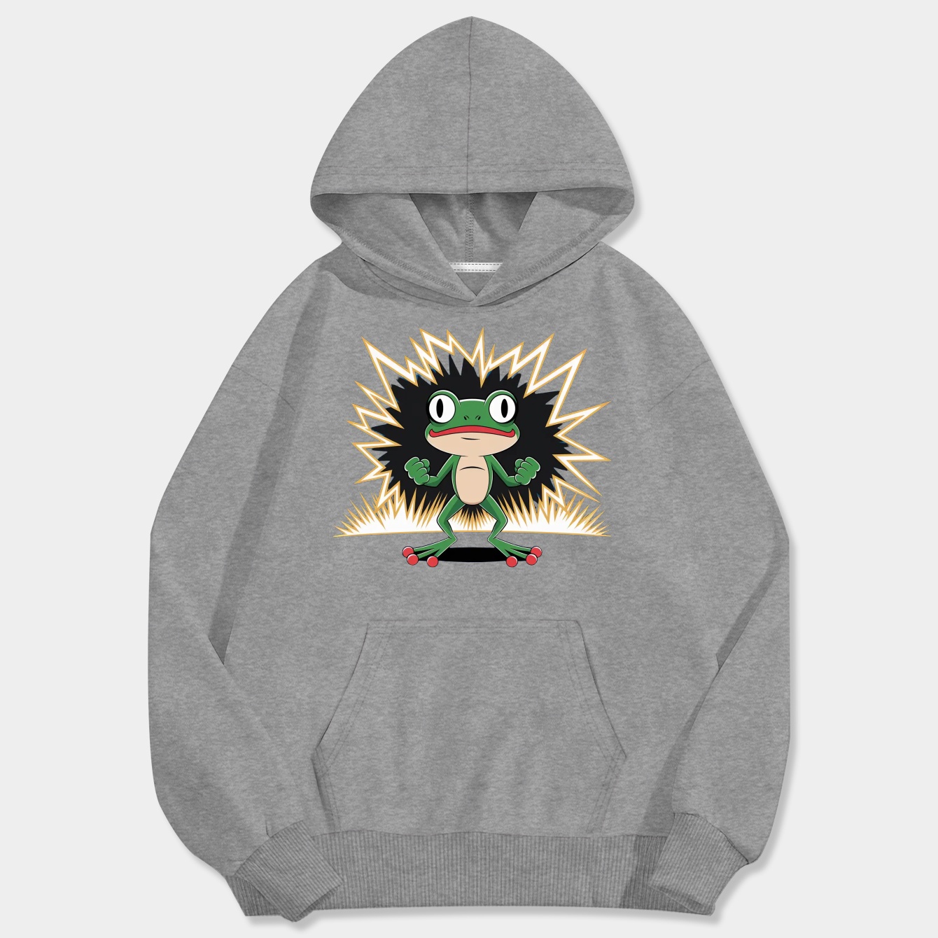 Super Saiyan Kermit Men's Big & Tall Hoodie