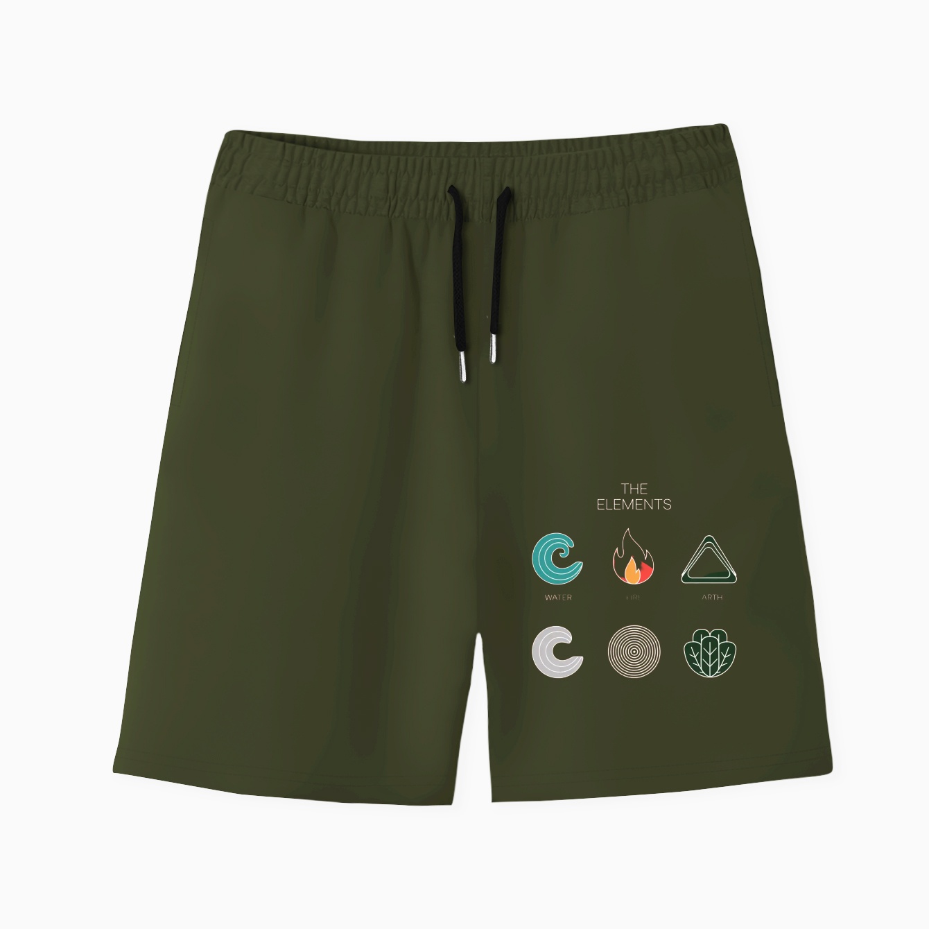 The Five Elements Avatar Men's Quick-Dry Athletic Shorts
