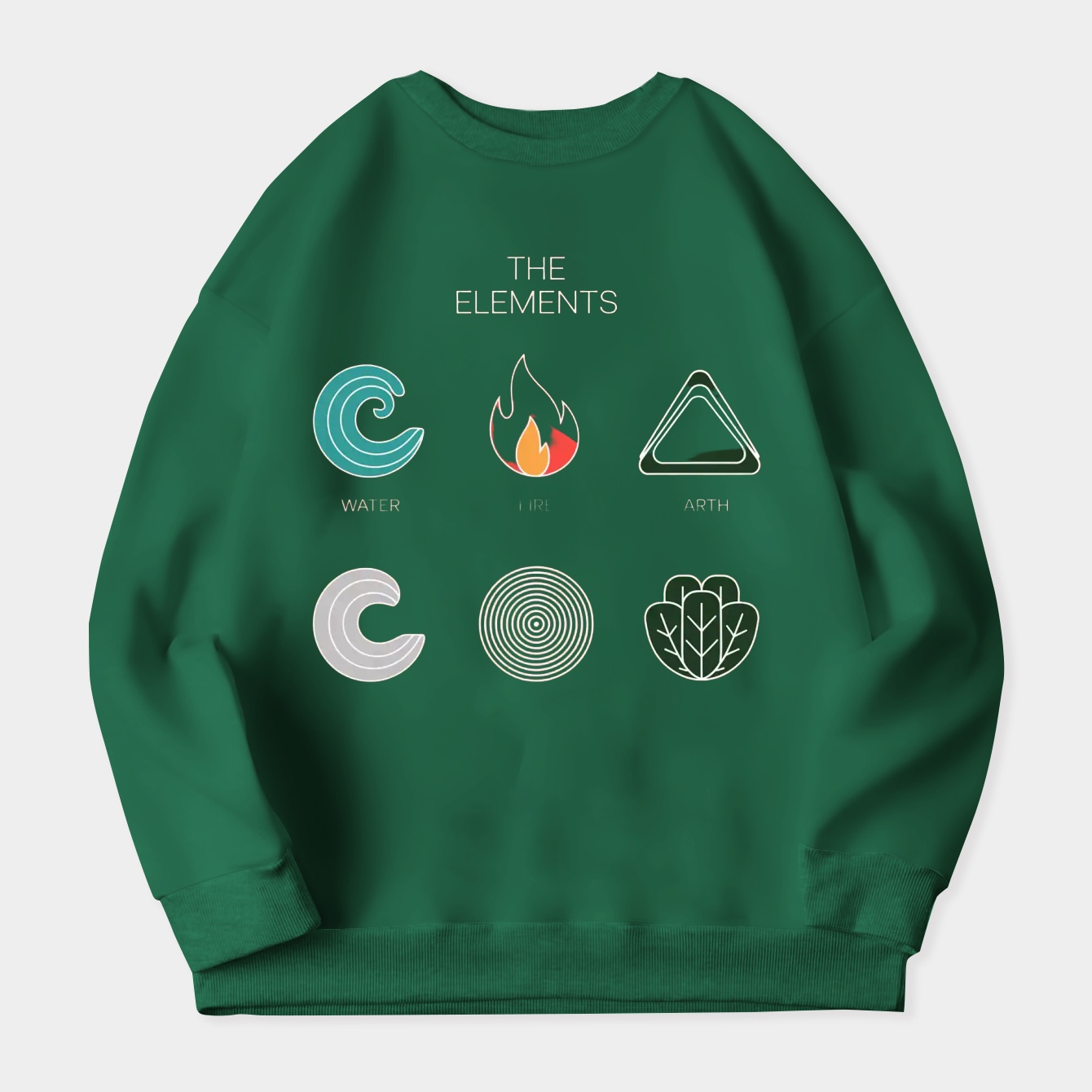 The Five Elements Avatar Women's Crewneck Sweatshirt