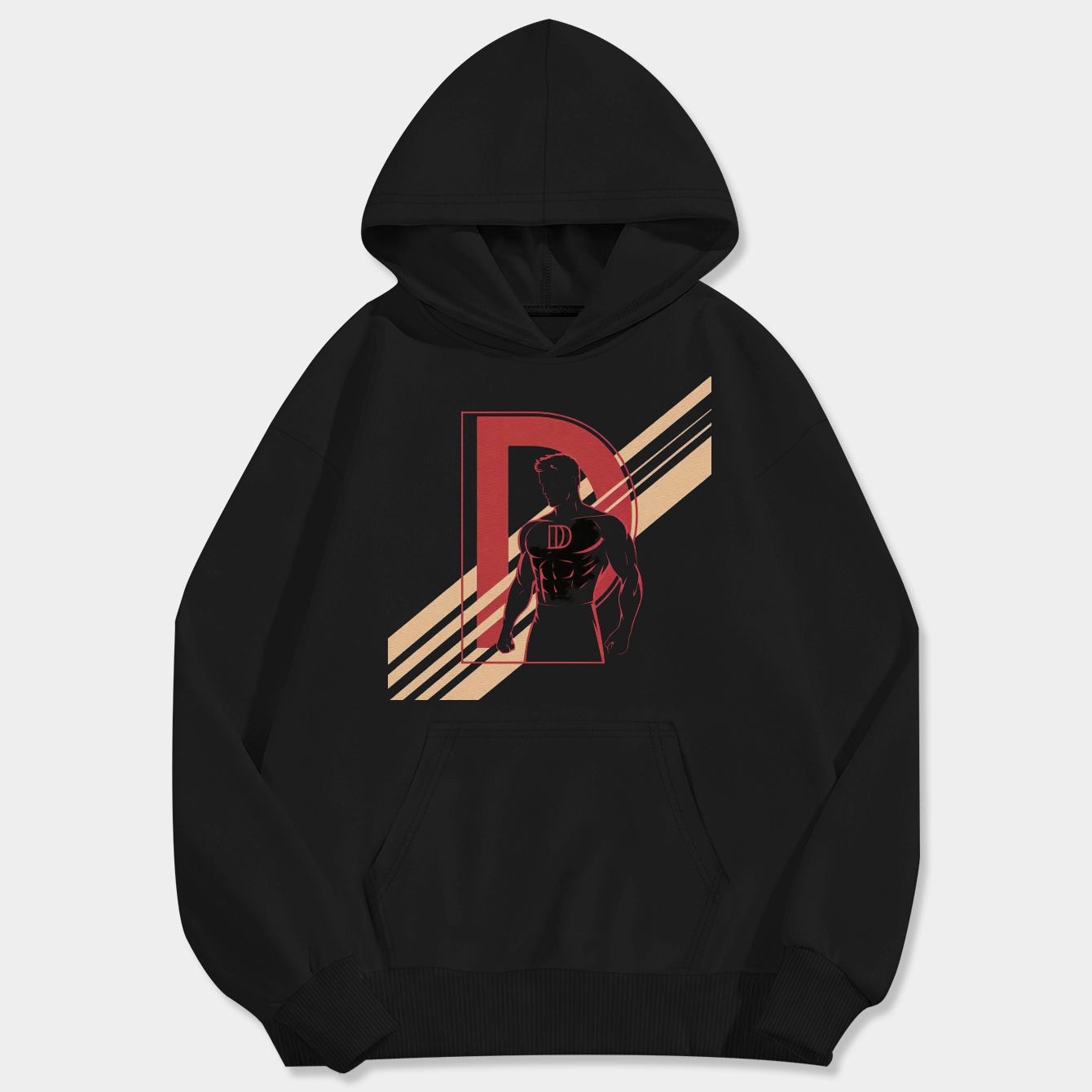 Daredevil in Shadows Men's Big & Tall Hoodie