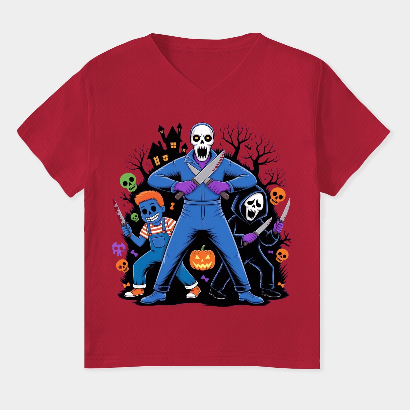 Slasher Legends Women's Plus Size V-Neck T-Shirt