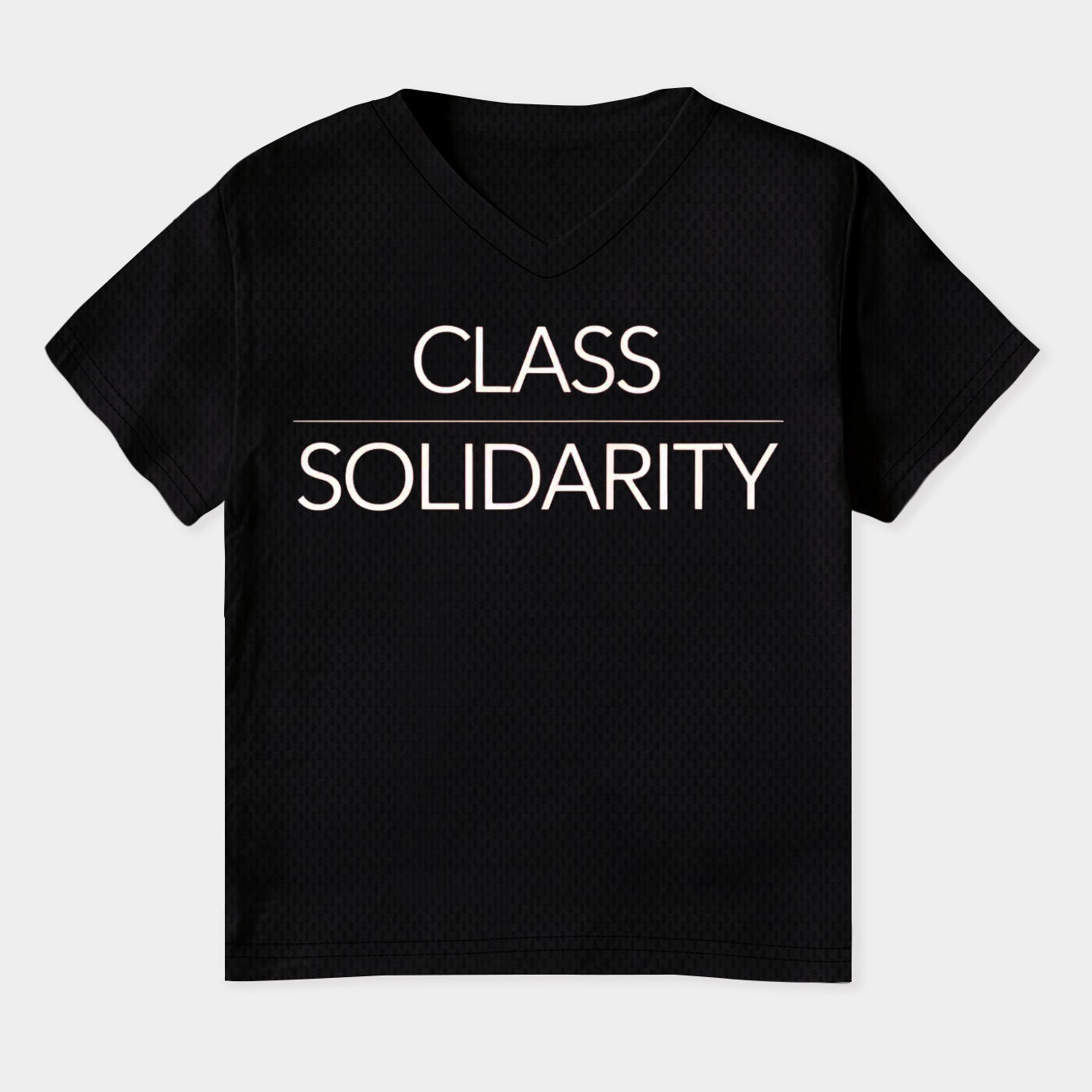 Class Solidarity Black Women's Plus Size V-Neck T-Shirt