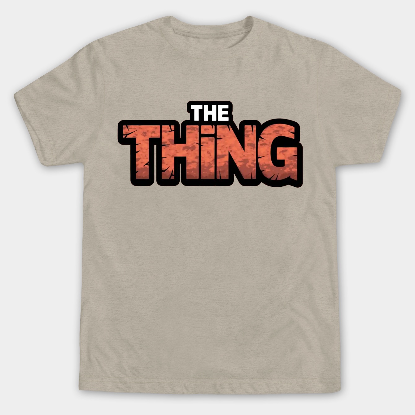 The Thing Bold Text Design Men's Big & Tall T-shirt