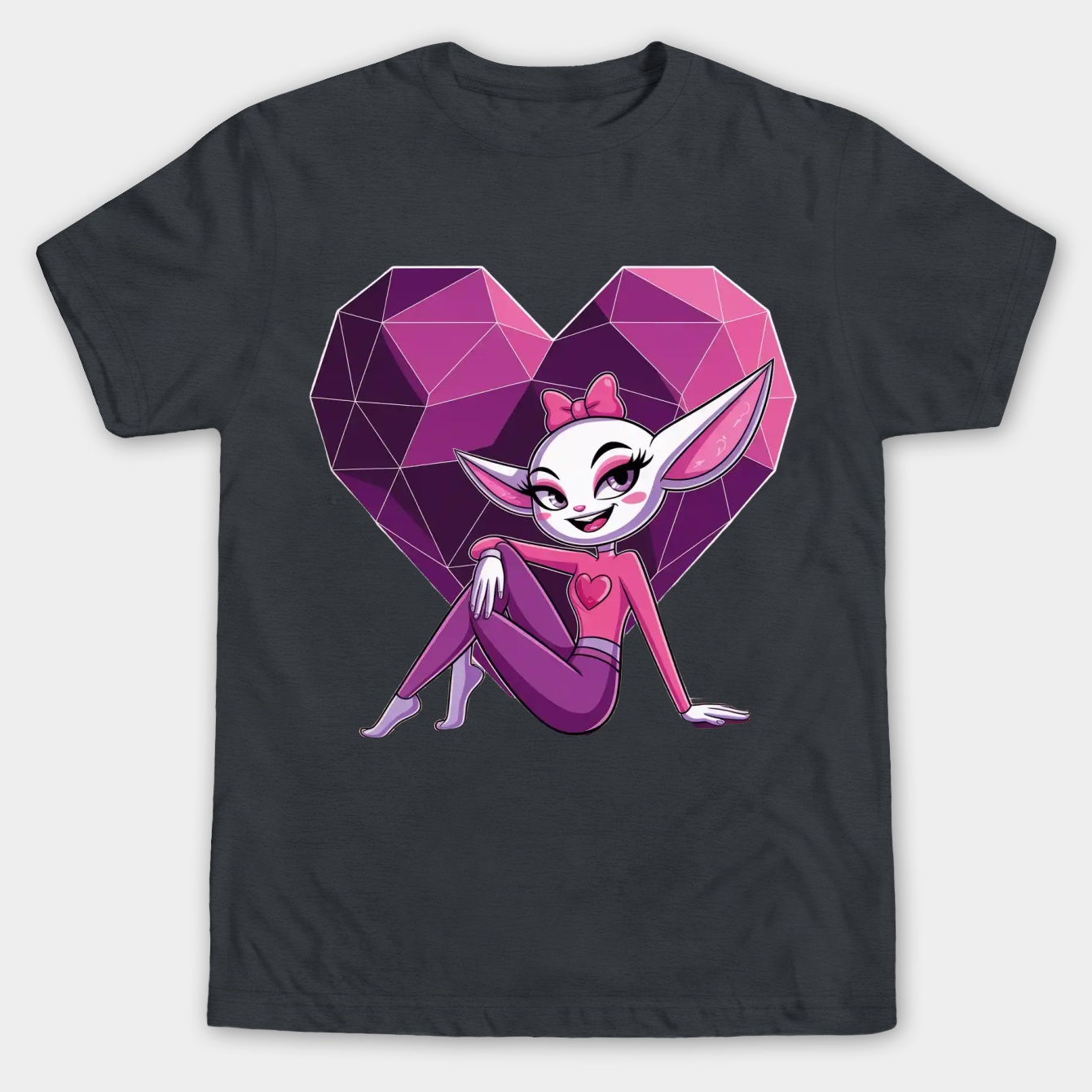 Angel Dust Heart Men's Big & Tall T-shirt