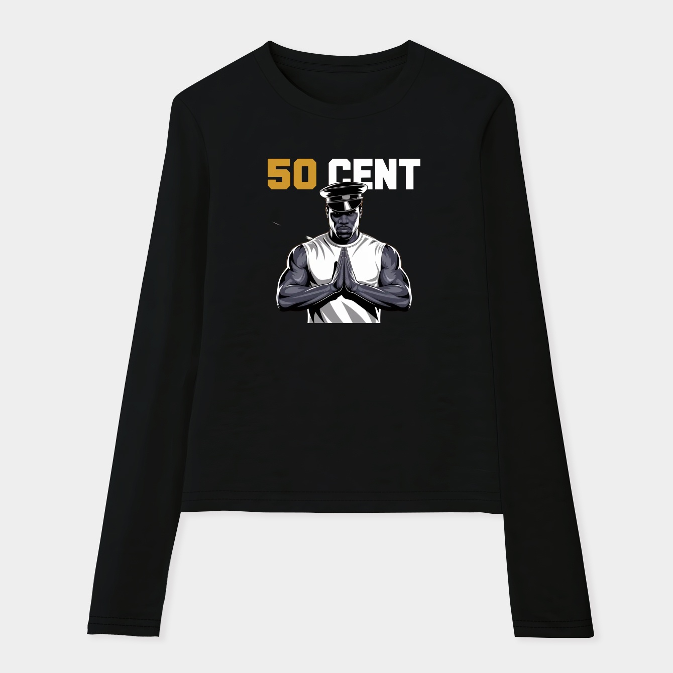 50 Cent Bold Graphic Women's Soft Long Sleeve T-Shirt