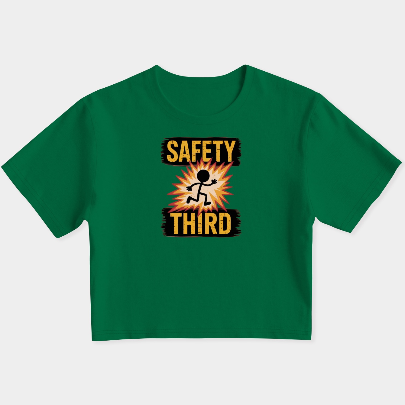 Safety Third Women's Slim Fit Baby Tee