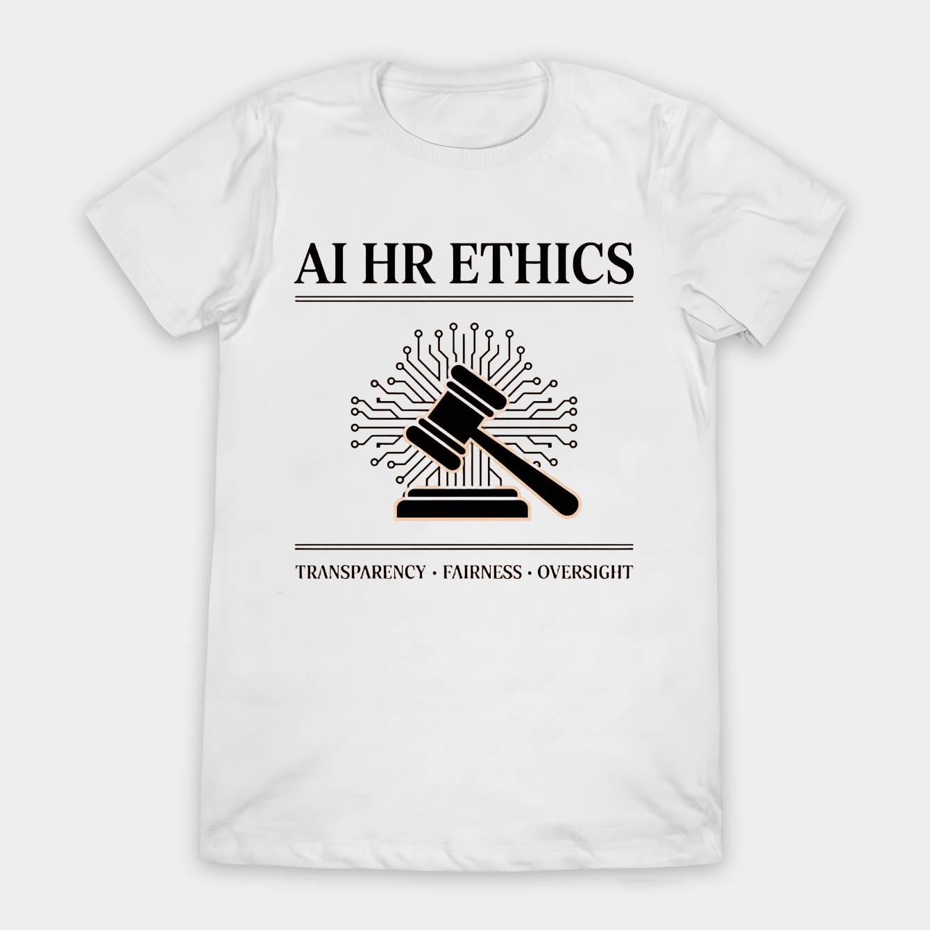 AI Justice: Balancing Innovation Ethics Women's T-Shirt