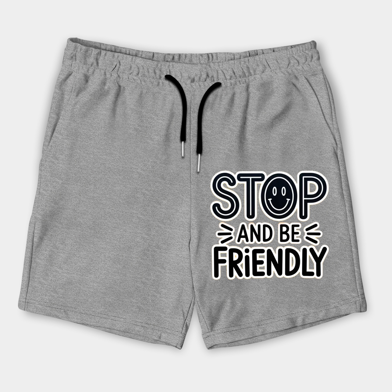 Stop and Be Friendly Men's Shorts